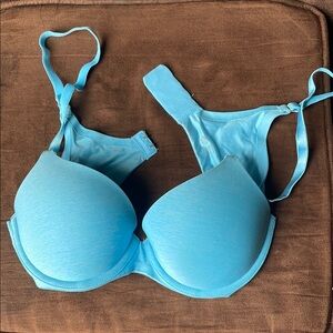 Aerie 34 B real sunnie Demi Blue Women's Bra